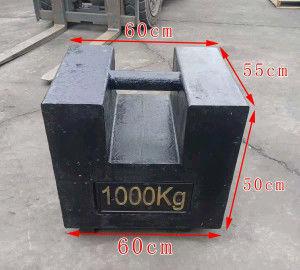 Dökme demir makine forklift test ağırlıklarının bir parçası