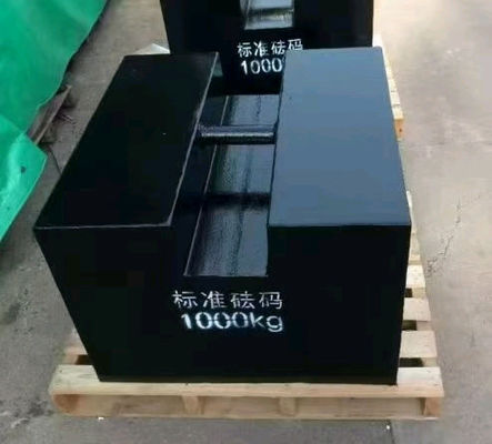 Dökme demir makine forklift test ağırlıklarının bir parçası
