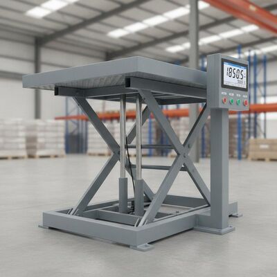 2000kg Kapasiteli Hidrolik Tartım Platformu, 1500 x 1200mm Masa Kaldıraçlı Tartı, Endüstriyel Kaldırma Masası için